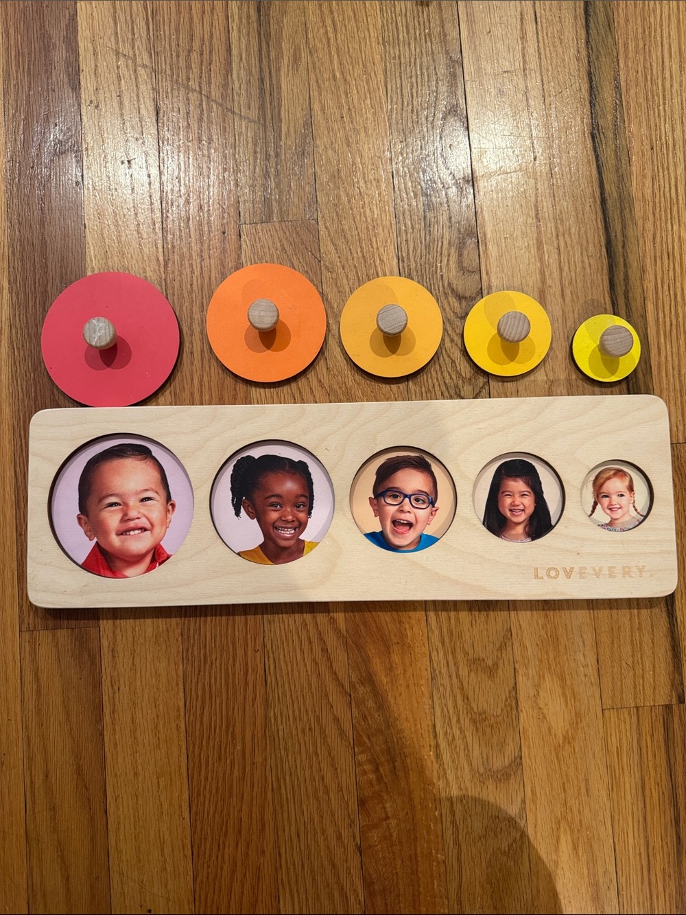 “Circle of Friends” Lovevery Puzzle - Picture 2 of 2